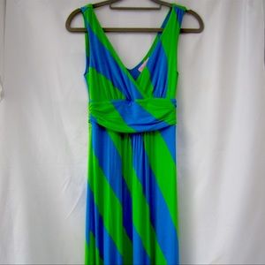 Lilly Pulitzer XS Sloane Jersey Maxi Dress Stripe